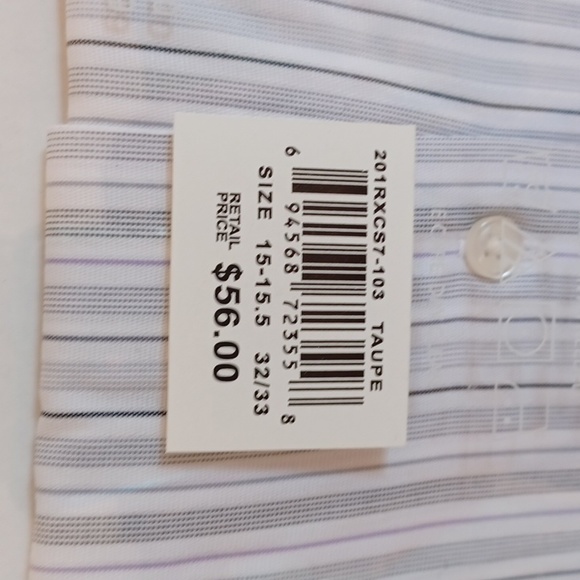 Van Heusen shirt men's size 15-15.5, 32/33 medium - Picture 4 of 4